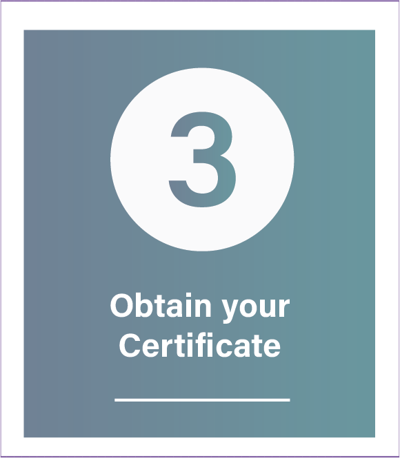 step 3 - obtain your certificate